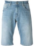 7 For All Mankind Denim Shorts, Men's, Size: 40, Blue, Cotton/spandex/elastane