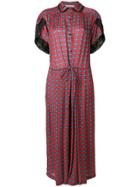 Preen Line Willow Plaid Dress - Red