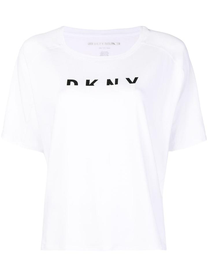 Dkny Front Logo T-shirt - White