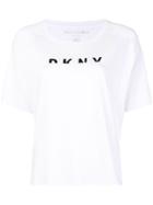 Dkny Front Logo T-shirt - White