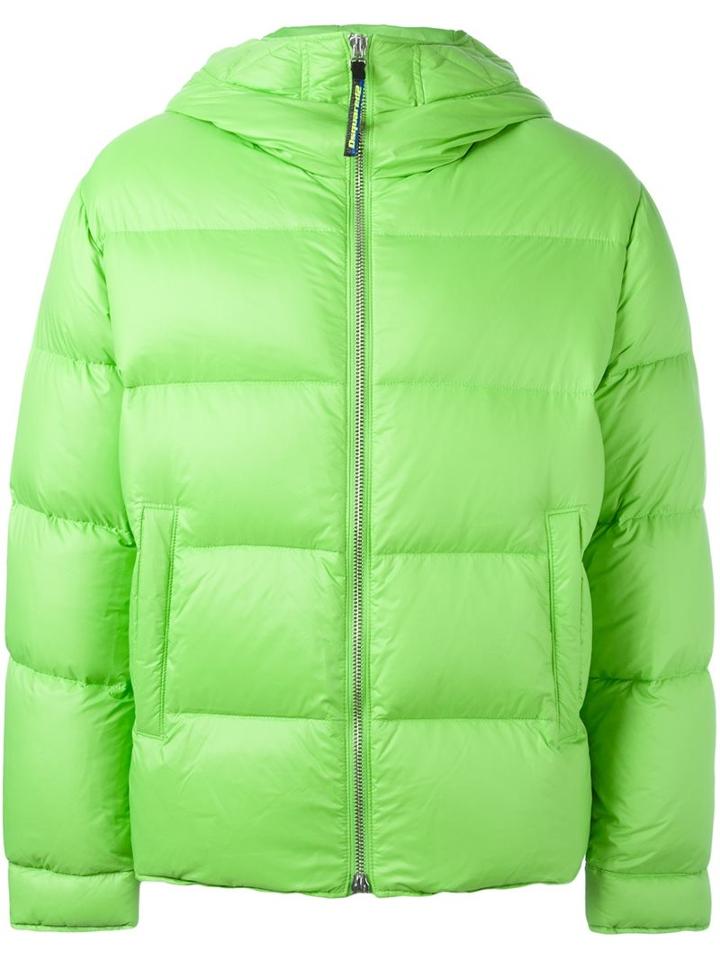 Dsquared2 Classic Padded Jacket, Men's, Size: 50, Green, Feather Down/polyamide
