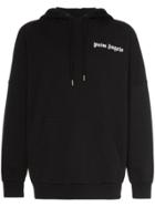 Palm Angels Basic Logo Hoodie - Black