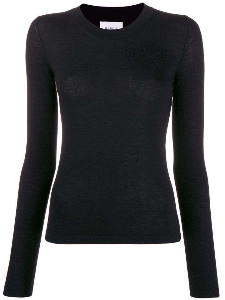 Barrie Round-neck Cashmere Jumper - Black
