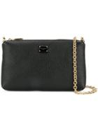Dolce & Gabbana Pebbled Shoulder Bag - Black