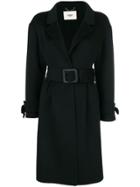 Fendi Belted Coat - Black