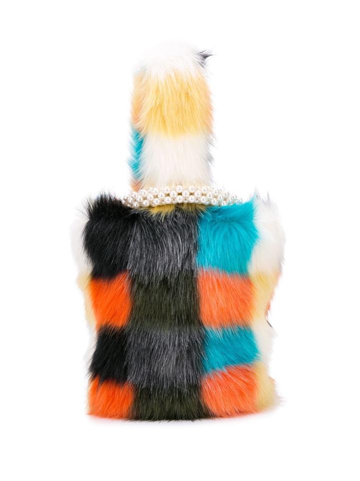 Shrimps Eva Furry Bag - Multicolour