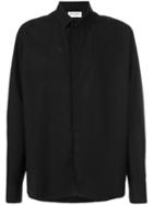 Saint Laurent - Replié Collar Shirt - Men - Cotton - 42, Black, Cotton