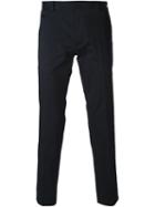 Fendi Cropped Trousers, Men's, Size: 52, Blue, Cork/spandex/elastane