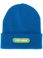 The Silted Company Knitted Logo Hat - Blue