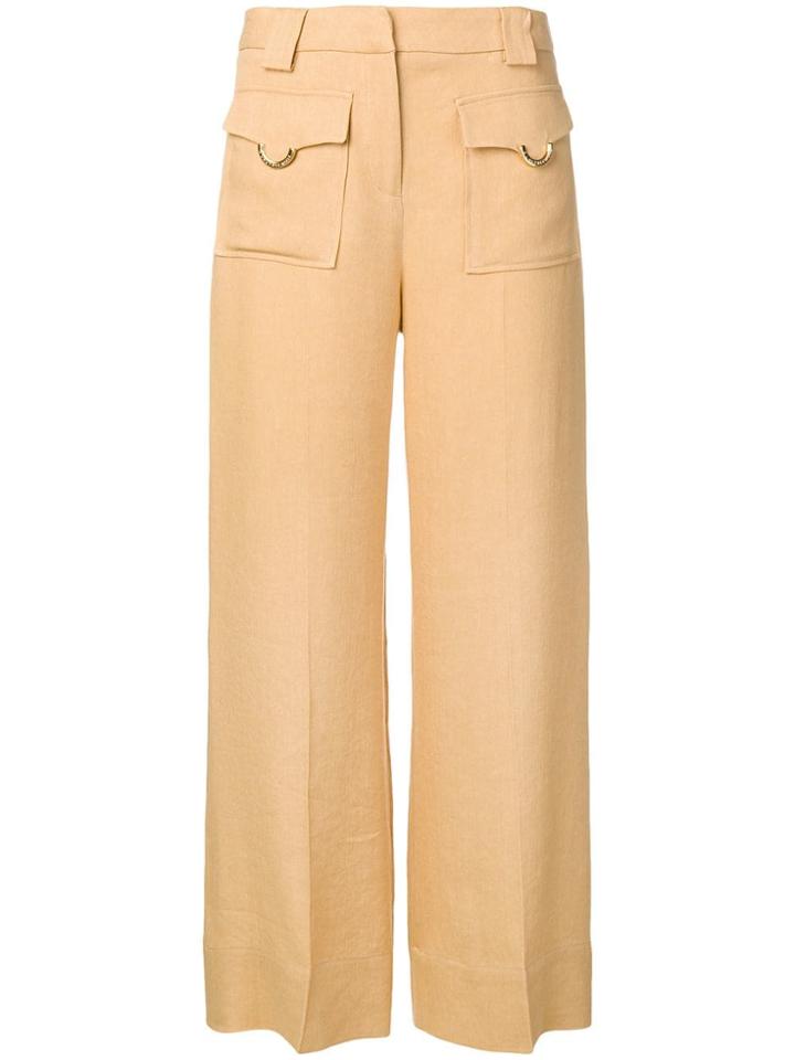L'autre Chose Palazzo Trousers - Neutrals