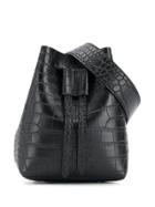Nanushka Mini Minee Bucket Bag - Black