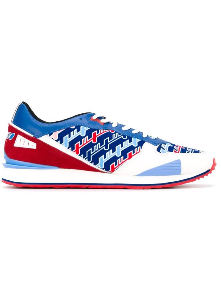 Kenzo Diagonal Stripes Sneakers