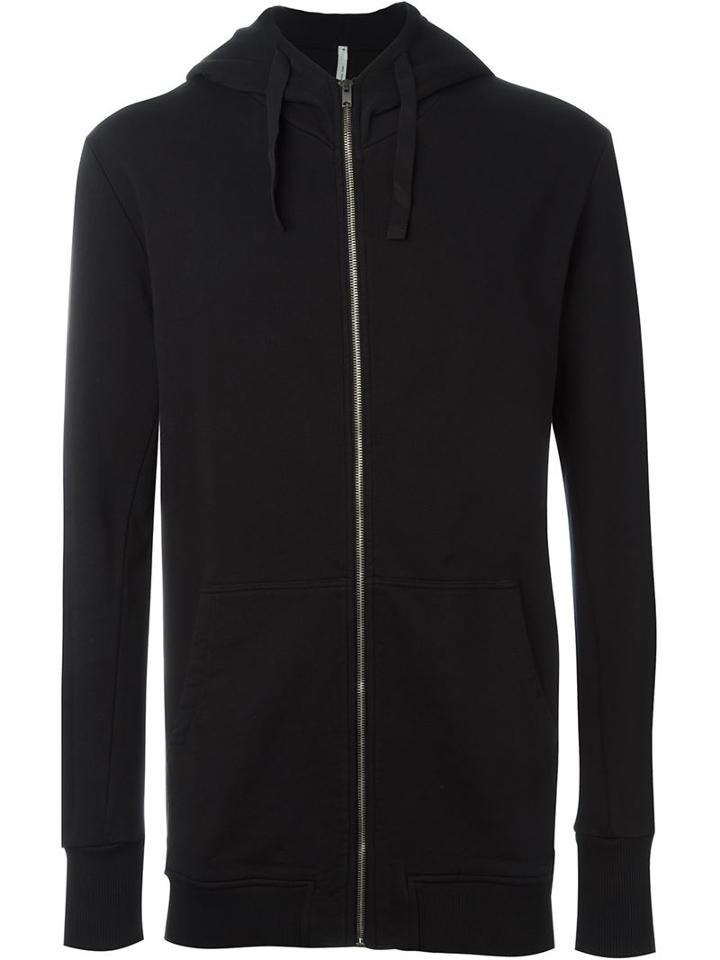 Damir Doma Zip Hoodie, Men's, Size: M, Black, Cotton