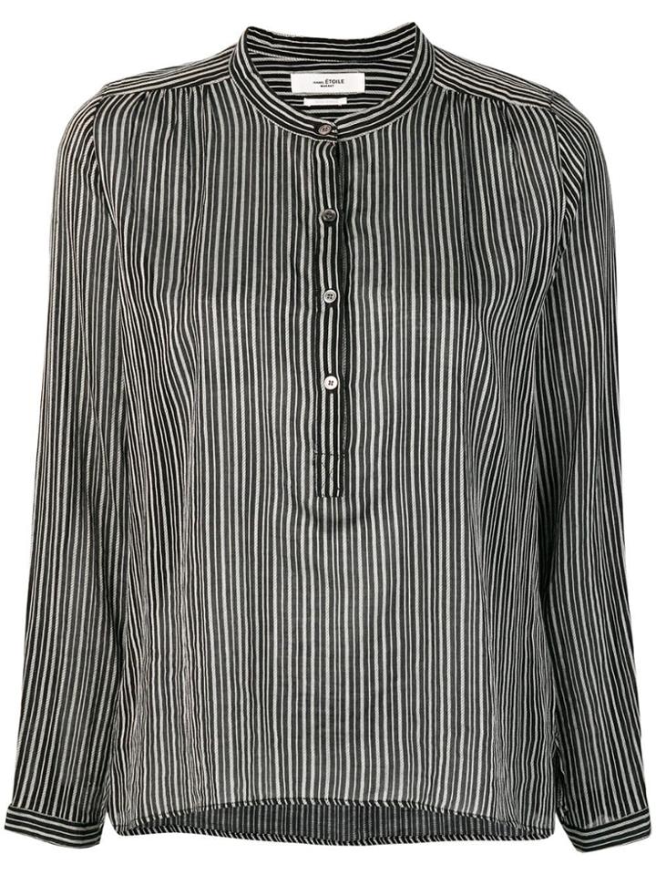 Isabel Marant Étoile Striped Shirt - Black