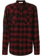 Pierre Balmain Diamond Check Shirt - Red