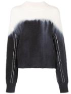 Proenza Schouler Pswl Dip Dye Crewneck Sweater - Blue