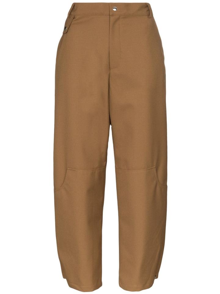 Markoo High-rise Balloon-leg Trousers - Brown