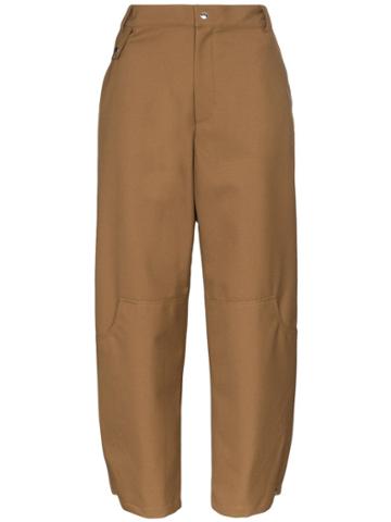 Markoo High-rise Balloon-leg Trousers - Brown
