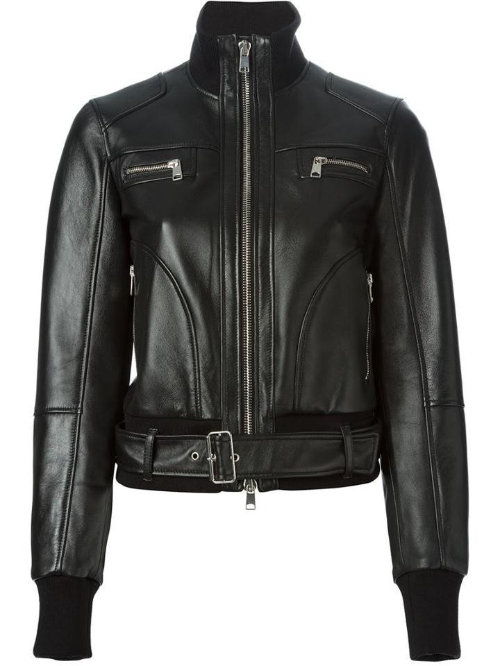 Alexander Mcqueen Biker Bomber Jacket