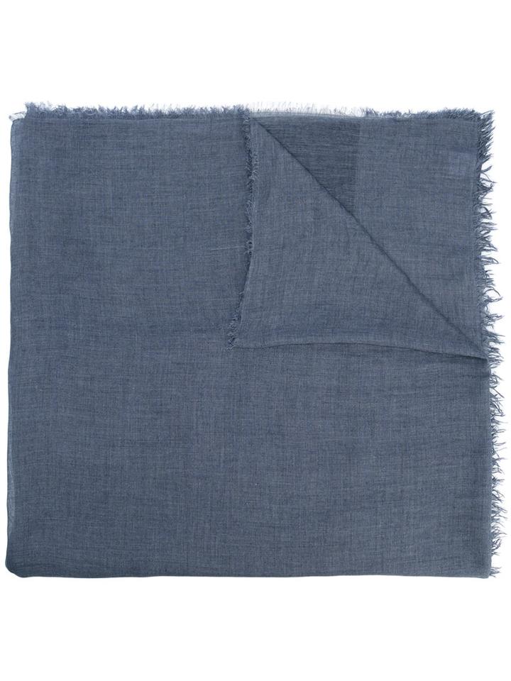 Faliero Sarti Valzer Scarf, Women's, Blue, Silk/modal