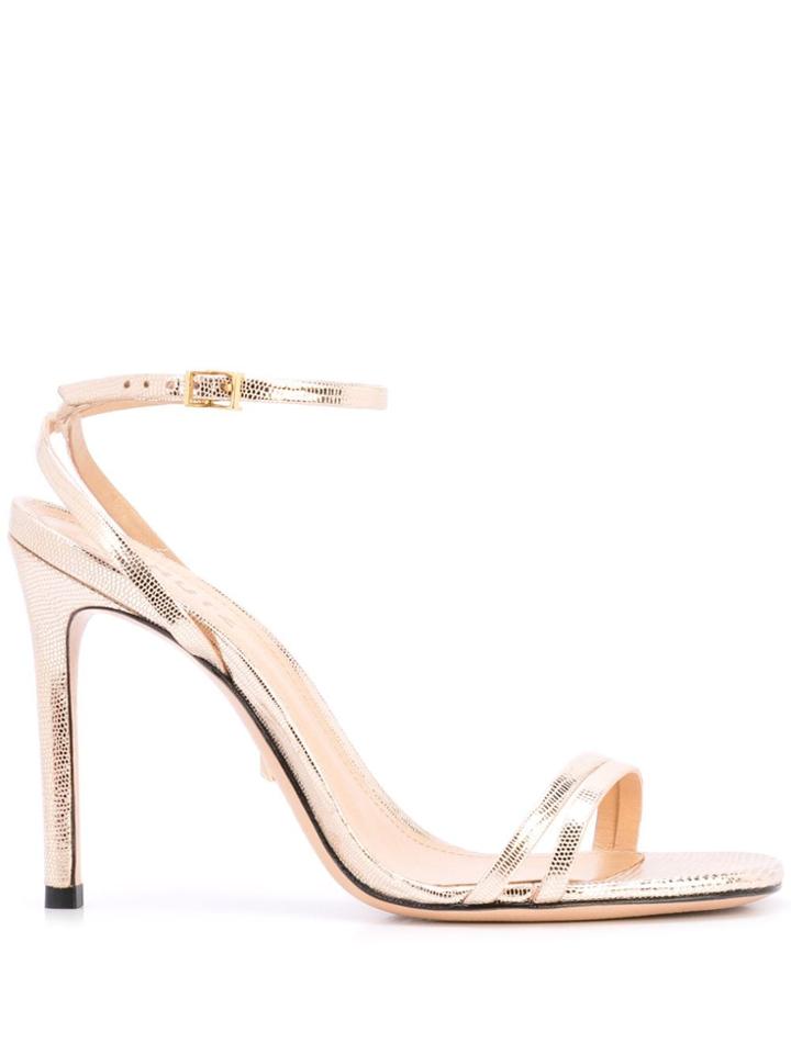 Schutz Altina 100mm Sandals - Gold