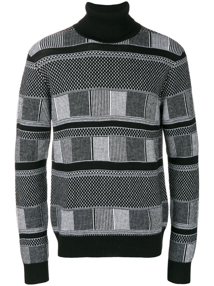 Versace Turtle Neck Jumper - Black