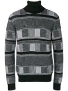 Versace Turtle Neck Jumper - Black