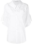 Delada Cut Out Detail Shirt - White