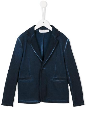 Opililai Single Button Blazer, Toddler Boy's, Size: 2 Yrs, Blue
