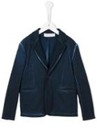 Opililai Single Button Blazer, Toddler Boy's, Size: 2 Yrs, Blue