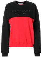 Philosophy Di Lorenzo Serafini Long Sleeved Logoed Jumper - Black