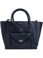 Anine Bing Medium Madison Tote, Women's, Blue, Leather