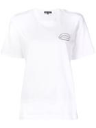 Markus Lupfer Alex Sequin Mini Lip T-shirt - White