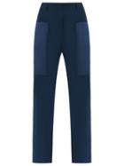 Gloria Coelho Slim Fit Trousers, Women's, Size: 44, Blue, Polyester/acetate