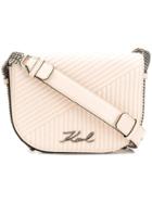 Karl Lagerfeld K/signature Quilted Shoulder Bag - Neutrals