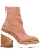 Marsèll Chunky Heel Ankle Boots - Neutrals