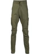 John Elliott Drawstring Cargo Trousers, Men's, Size: M, Green, Cotton