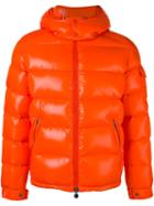 Moncler 'maya' Padded Jacket, Men's, Size: 5, Yellow/orange, Polyamide/feather Down