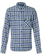 Aztech Mountain Checked Loge Shirt - Blue
