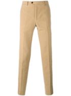 Mp Massimo Piombo Moleskine Tailored Trousers, Men's, Size: 52, Nude/neutrals, Cotton