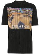 Filles A Papa Venice Crystal Oversized Cotton T Shirt - Black