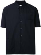Lemaire V-neck Shirt, Men's, Size: 46, Black, Cotton