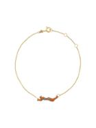 Aliita Swimmer Figure Bracelet - Gold