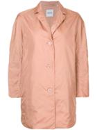 Aspesi Button-down Fitted Coat - Pink & Purple