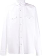 Barba Chest Pockets Shirt - White
