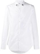Alexander Mcqueen Jewelled Collar Shirt - White