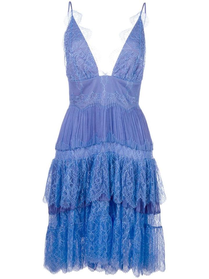 Maria Lucia Hohan 'diana' Dress, Women's, Size: 40, Blue, Silk/nylon/spandex/elastane/viscose