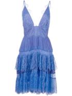 Maria Lucia Hohan 'diana' Dress, Women's, Size: 40, Blue, Silk/nylon/spandex/elastane/viscose