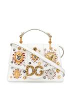 Dolce & Gabbana Logo Plaque Handbag - White
