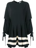 Jw Anderson T-shirt Fit-and-flare Dress - Black